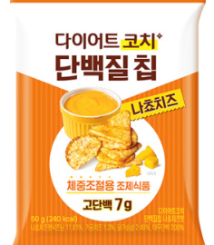 [신제품] 종근당건강 다이어트코치 체중조절용 단백질칩 나쵸치즈맛