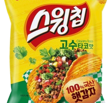 [신제품] 오리온 스윙칩 고수타코맛